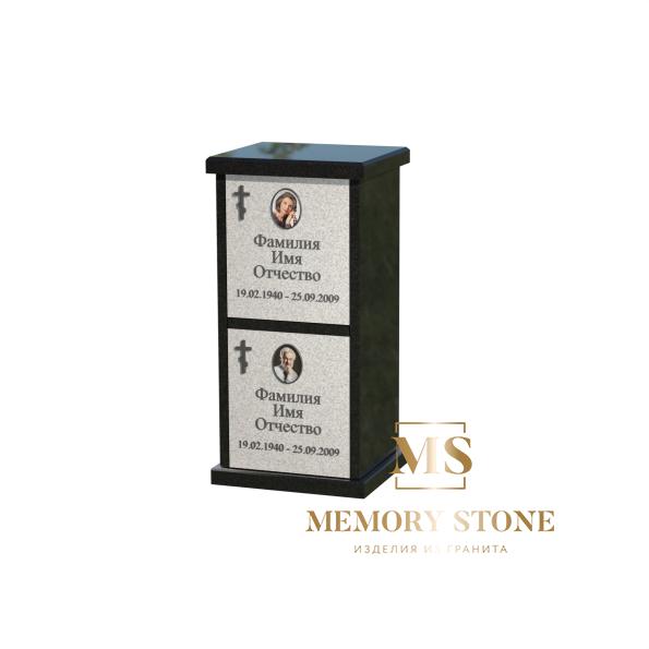гранитный колумбарий на могилу К-6